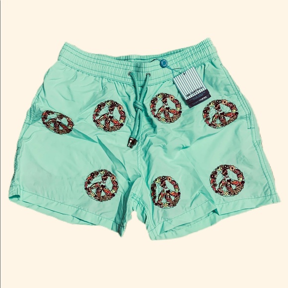 Les Canebiers Other - NWT🌴Les Canebiers Mens Peace Swim Shorts
